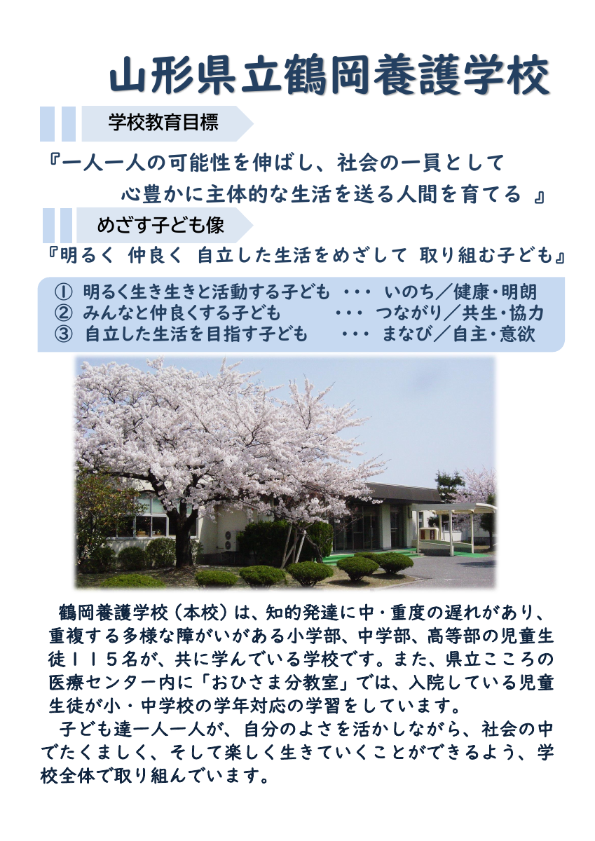 Ｒ７鶴養 ①学校概要.pdfの1ページ目のサムネイル